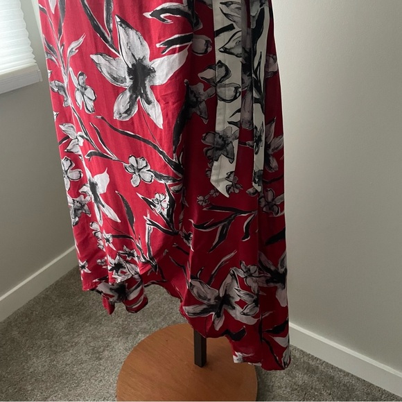 Jets Australia Silk Blend Sarong Wrap Skirt By Jessika Allen Floral Beach Swim - Picture 5 of 8